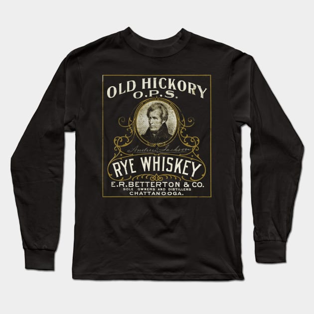 Old Hickory Whiskey Long Sleeve T-Shirt by thedeuce